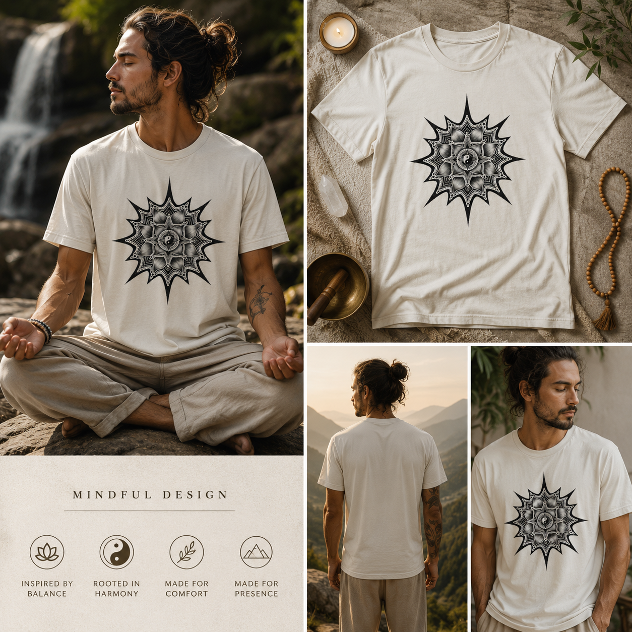 The Centered Shirt: Short Sleeve T-Shirt - $34.99